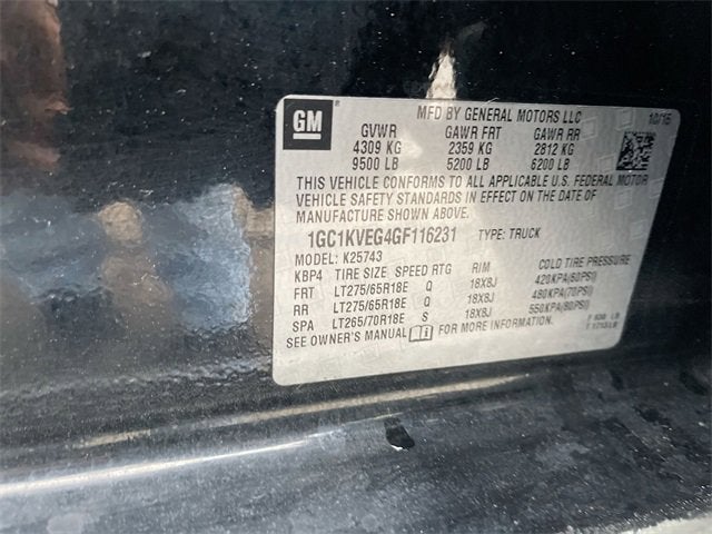 2016 Chevrolet Silverado 2500 HD LT