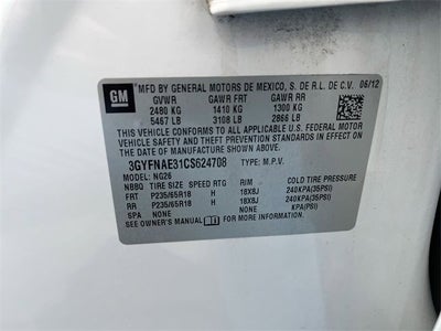 2012 Cadillac SRX Luxury Collection