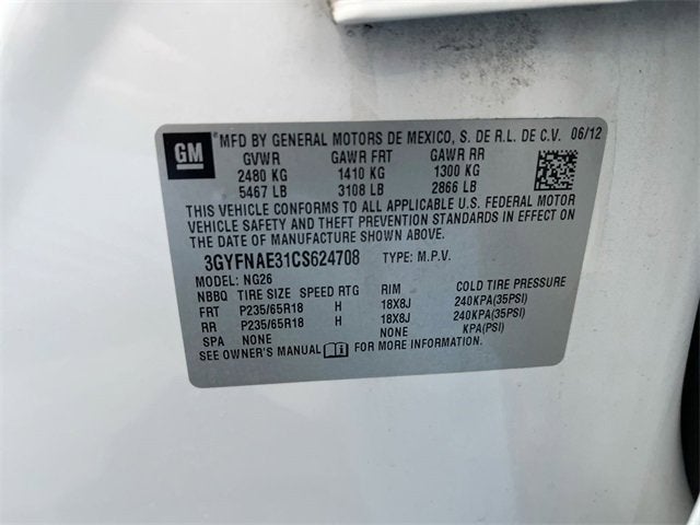 2012 Cadillac SRX Luxury Collection