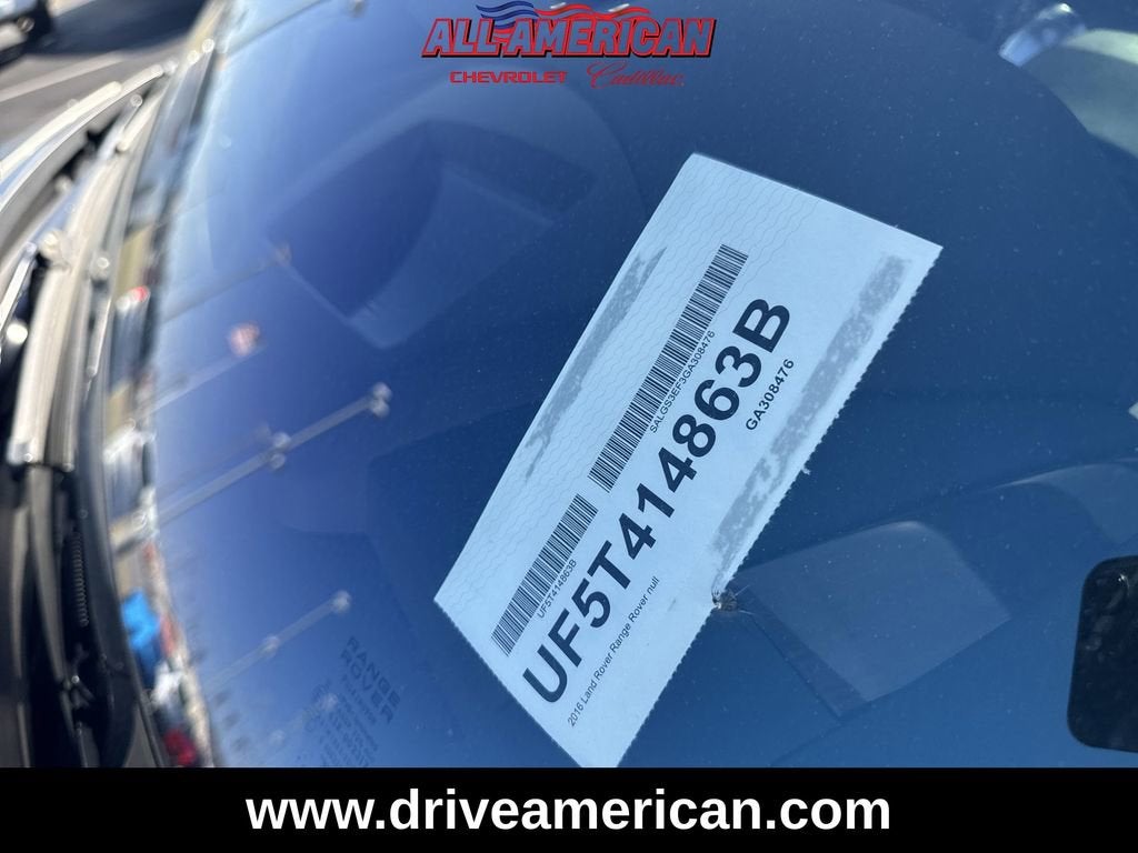 2016 Land Rover Range Rover Supercharged