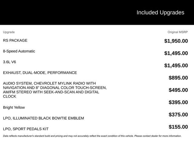 2017 Chevrolet Camaro 2LT 2LT