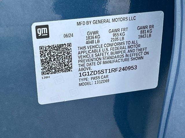 2024 Chevrolet Malibu LT 1LT