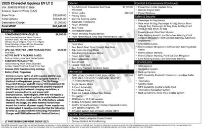 2025 Chevrolet Equinox EV LT