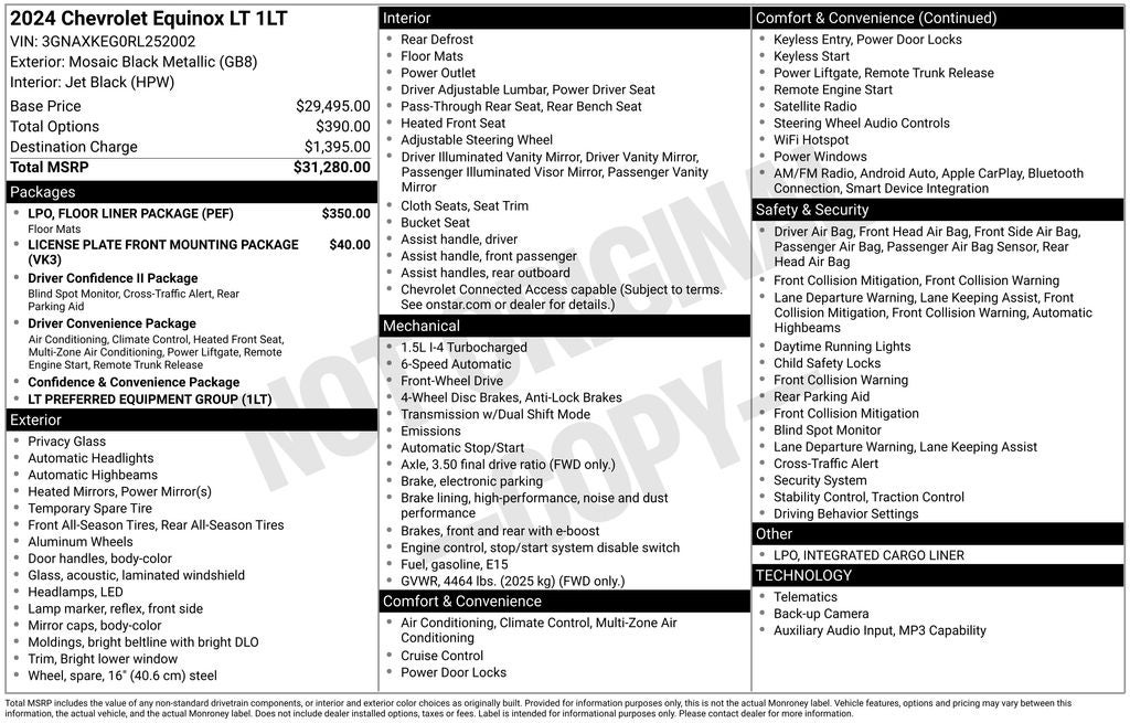 2024 Chevrolet Equinox LT