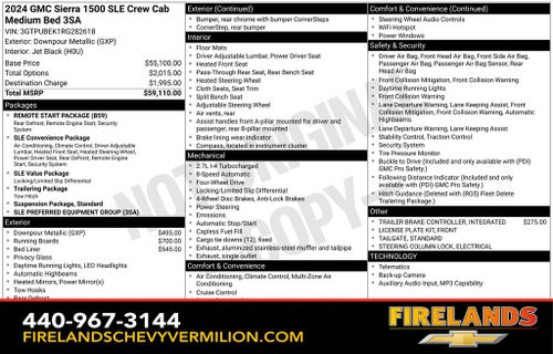 2024 GMC Sierra 1500 SLE