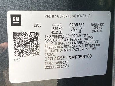 2021 Chevrolet Malibu RS