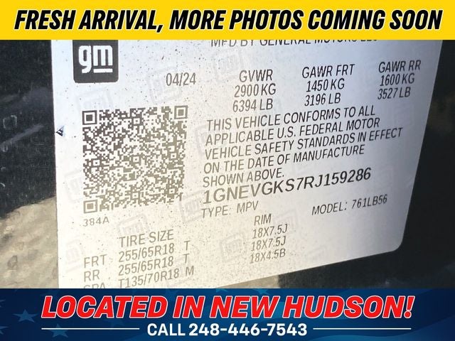 2024 Chevrolet Traverse LT 2LT