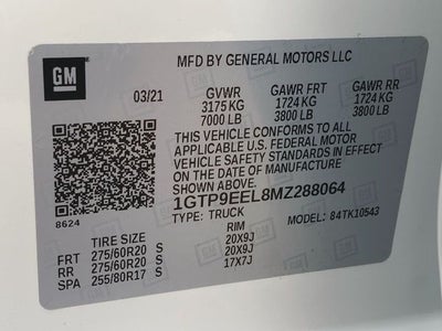2021 GMC Sierra 1500 AT4