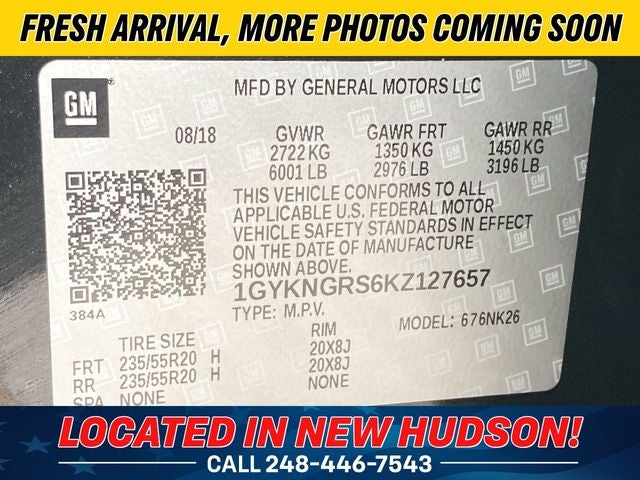 2019 Cadillac XT5 Platinum