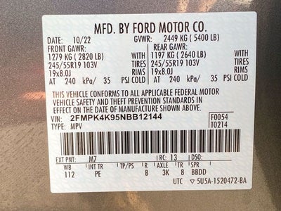 2022 Ford Edge Titanium