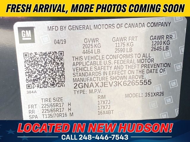 2019 Chevrolet Equinox LT