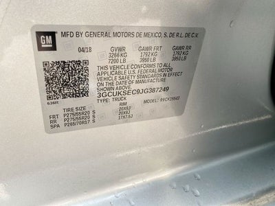 2018 Chevrolet Silverado 1500 LTZ 1LZ