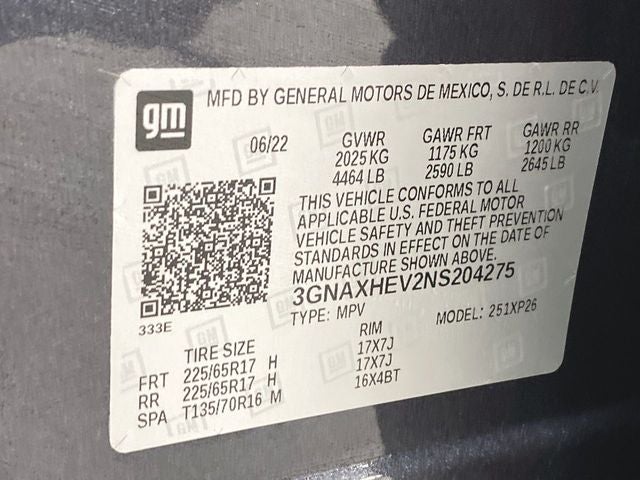 2022 Chevrolet Equinox LS