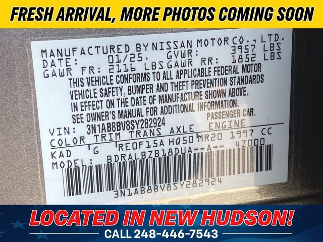 2025 Nissan Sentra S