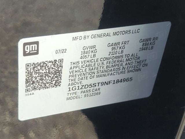 2022 Chevrolet Malibu LT