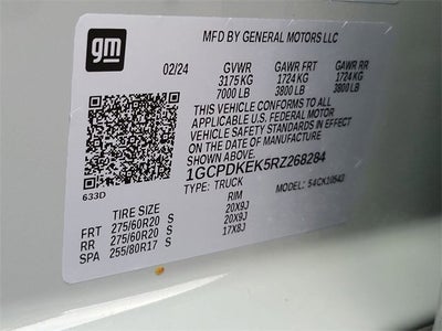 2024 Chevrolet Silverado 1500 LT (2FL)