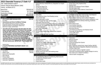 2023 Chevrolet Traverse LT Cloth