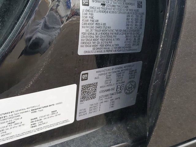 2021 GMC Sierra 1500 SLE