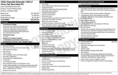 2026 Chevrolet Silverado 1500 LT (2FL)