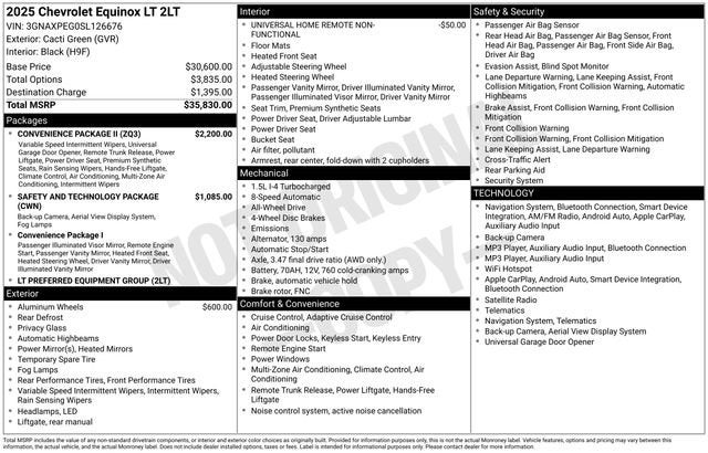 2025 Chevrolet Equinox LT
