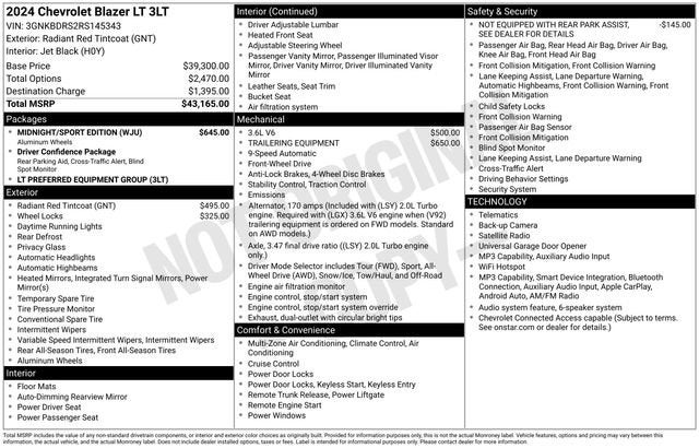 2024 Chevrolet Blazer 3LT