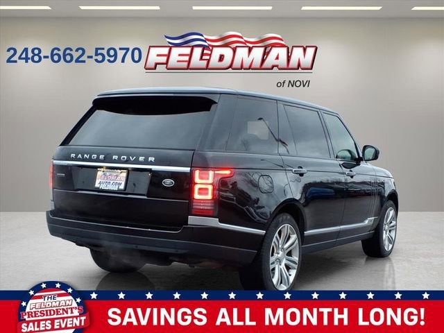 2015 Land Rover Range Rover 5.0L V8 Supercharged Autobiography Black