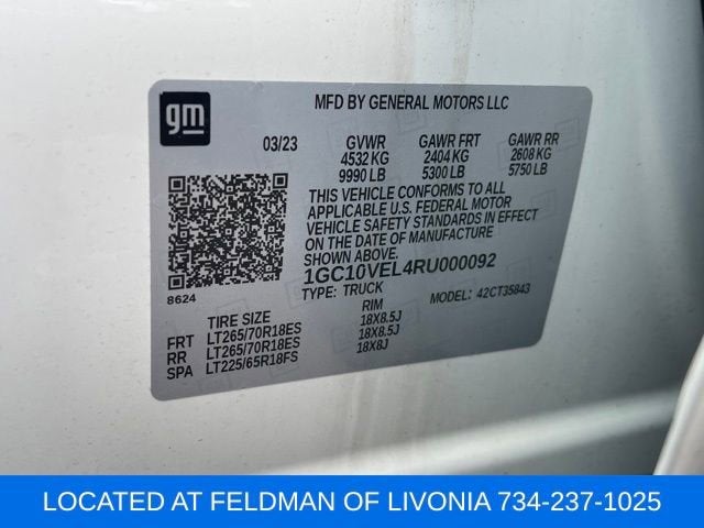 2024 Chevrolet Silverado EV Work Truck