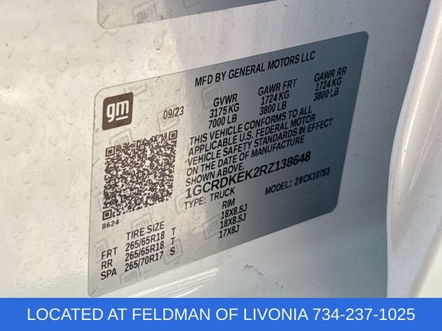 2024 Chevrolet Silverado 1500 LT (2FL)