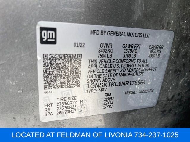 2022 Chevrolet Tahoe High Country