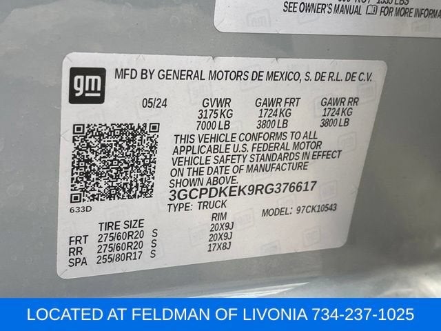 2024 Chevrolet Silverado 1500 LT (2FL)