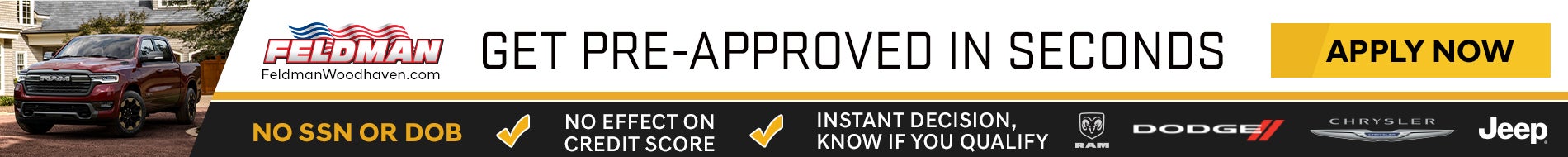 Get Pre-Approved in Seconds