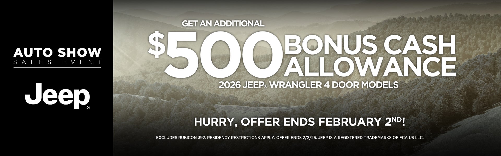 $500 Bonus Cash Allowance